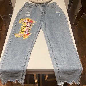 Size Large “ Love “pants from SHEIN